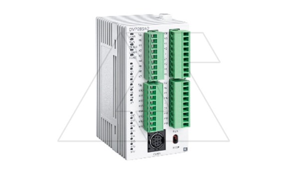 Программируемый логический контроллер DVP28SA211R, 16DI, 12RO, 24VDC, 16K шагов, RS232, RS485 фото