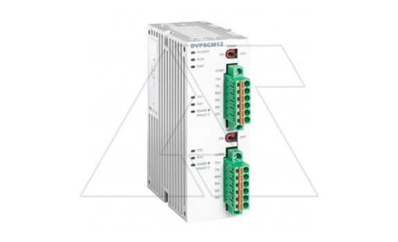 Модуль коммуникационный DVPSCM12-SL, 2хRS485/RS422 фото