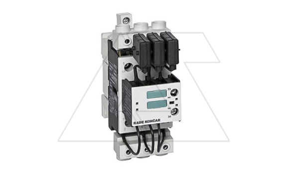 Контактор CNNK 25 10N 230V 50/60Hz, 3P, 36A, 25kVAr(400VAC по AC6-b), 230V50/60Hz, 1NO, в комплекте с клеммами расширительными фото