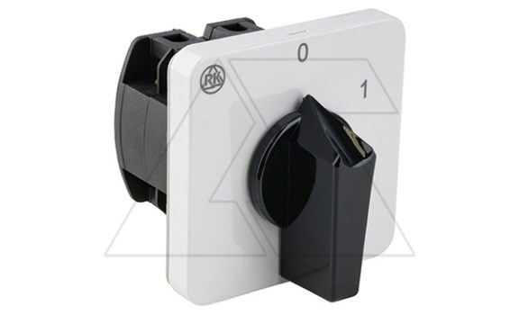 Переключатель BS 32 92 U, 4P, 32A, тип 0-1 (60°), 4NO на 1, 15kW(400VAC по АС-23), на дверь, фронт IP40 фото