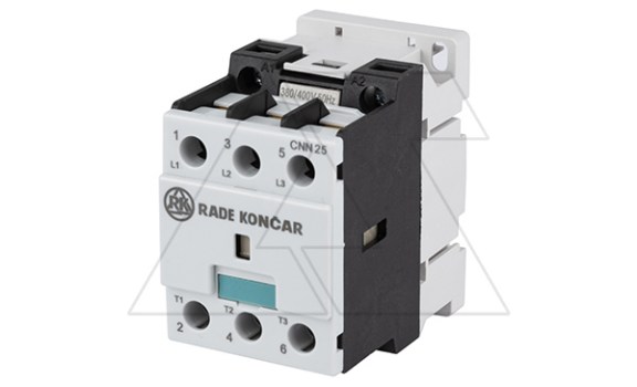 Контактор CNN 25 00 380/400V 50Hz, 3P, 25A/(40A по AC-1), 11kW(400VAC), 380/400VAC фото