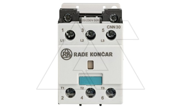Контактор CNN 30 00 220/230V 50Hz, 3P, 30A/(40A по AC-1), 15kW(400VAC), 220/230VAC фото