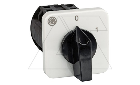 Переключатель BS 16 38 U, 8P, 20A, тип 0-1 (60°), 8NO на 1, 7.5kW(400VAC по АС-23), на дверь, фронт IP40 фото