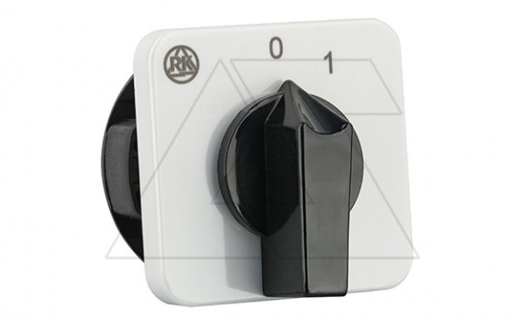 Переключатель BS 16 03 U, 3P, 20A, тип 0←1, 3NO на 1, на дверь, фронт IP40 фото