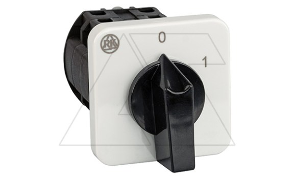 Переключатель BS 16 37 U, 7P, 20A, тип 0-1 (60°), 7NO на 1, 7.5kW(400VAC по АС-23), на дверь, фронт IP40 фото