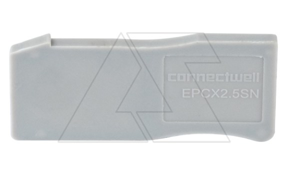 Крышка концевая EPCX2.5SN /2,5mm, для клемм CX2.5SN, серая фото