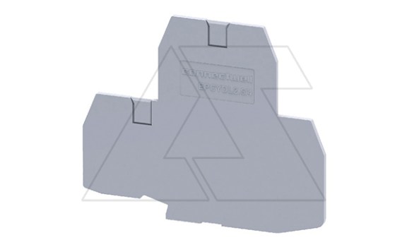 Крышка концевая EPCYDL2.5/4 /1,5mm, для винтовых клемм CYDL2.5/4,CYDLG2.5/4, серая фото