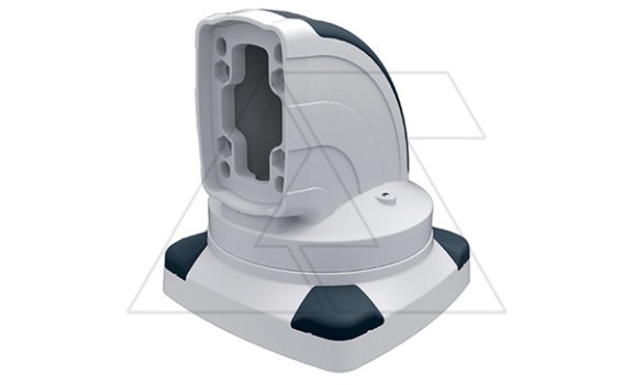 Держатель угловой (90°) поворотный (315°) напольный ETR120, RAL7035/RAL5020, m=5,88кг фото