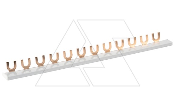 Шинка гребенчатая Fork 1P-12 на 12 авт. выкл. 1P, вилка,10мм2, 63A фото