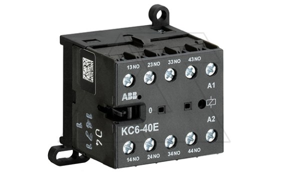 Реле мини-контакторное KC6-40E-01 24VDC, 4NO 4A-AC15 фото