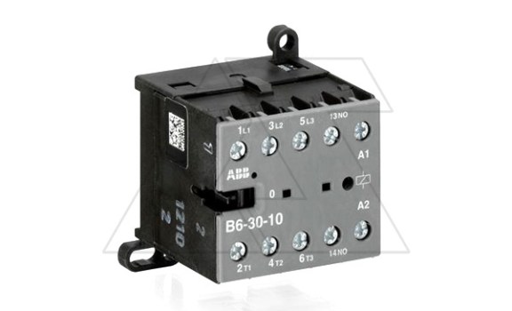 Мини-контактор B6-30-10-80 220...240VAC, 3NO 9A(20A-AC1) 4kW, всп.контакт 1NO (4A-AC15) фото