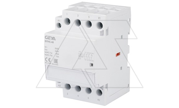 Контактор модульный GYHC-4P, 40A, 3NO+1NC, 230VAC, 3M фото