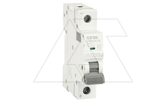 Авт. выкл. GYM9HDC-1P-32C, 1P, 32A, хар-ка C, 6kA, 250VDC, 1M фото