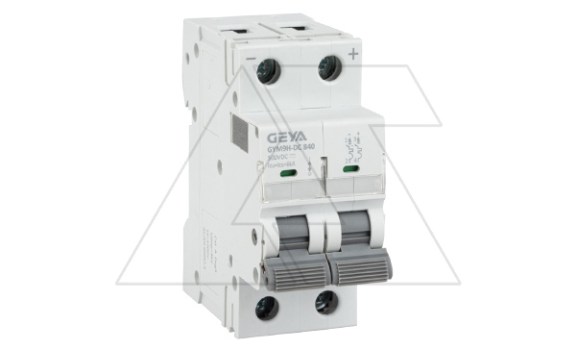 Авт. выкл. GYM9HDC-2P-40B, 2P, 40A, хар-ка B, 6kA, 250VDC, 2M фото