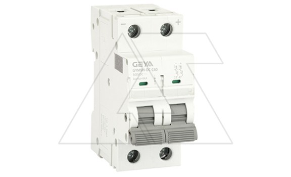 Авт. выкл. GYM9HDC-2P-40C, 2P, 40A, хар-ка C, 6kA, 250VDC, 2M фото