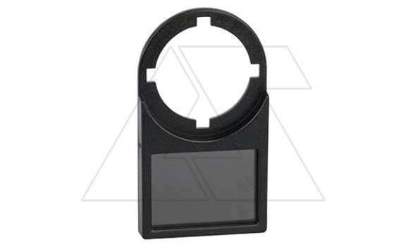 Держатель для таблички 25x18mm, с прозрачным окном, для одинарных кнопок 22mm фото