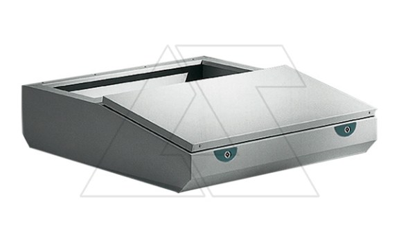 Полка LE, средняя часть пульта управления 200x600x400(835)мм (ВxШxГ), RAL7035 фото
