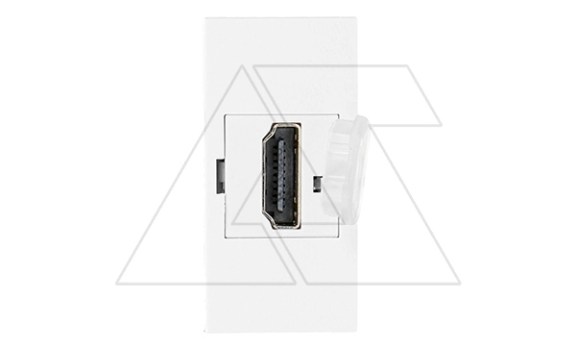 Noen - Розетка HDMI, двойной разъем, 1М, белая фото