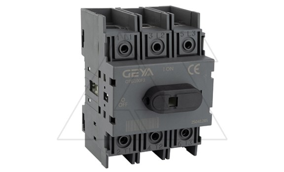 Выкл. нагрузки OTG-100F3, 100A 3P рукоятка спереди фото