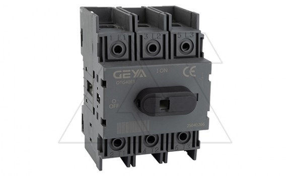 Выкл. нагрузки OTG-40F3, 40A 3P рукоятка спереди фото