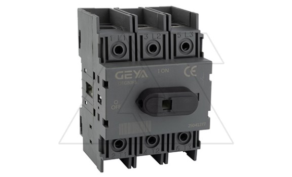 Выкл. нагрузки OTG-80F3, 80A 3P рукоятка спереди фото