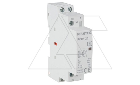Контактор модульный RCH1-2511, 25A, 1NO+1NC, 230VAC, 1M фото