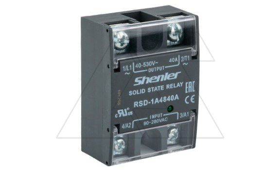 Реле твердотельное RSD-1A4840A, однофазное, 1NO, 40А(40_530VAC), 90_280VAC, W=45mm фото
