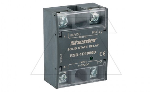 Реле твердотельное RSD-1D1080D, однофазное, 1NO, 80А(7_75VDC), 4_32VDC, W=45mm фото