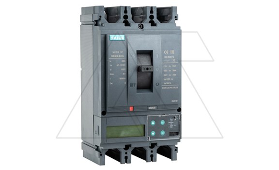 Авт. выключатель SDM6-400L 3P, In=400A, ML5.0A, Ir=0.4_1In, Ii=2_15Ir, Isd=1.5_12Ir, LCD, Icu/Ics=50kA/400V фото