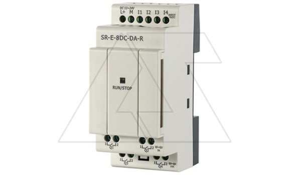 Модуль расширения SR-E-8DC-DA-R, 12_24VDC, 4DI/AI(0_10V), 4RO(2RO/3A+2RO/10A), для ПЛК серий SR и PR фото
