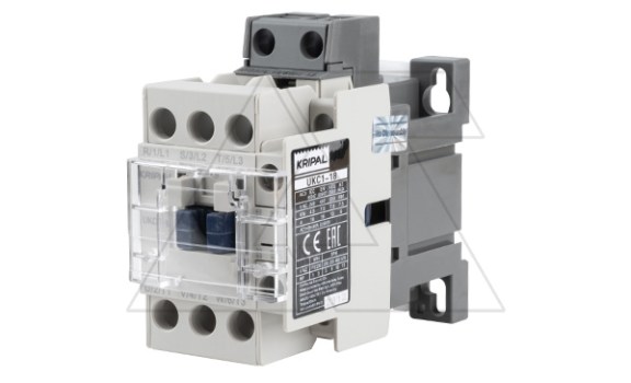 Контактор UKC1-18-11-110AC, 3P, 18A(AC-3), 40A(AC-1), 7.5kW(400VAC), Uк=110VAC, 1NO+1NC фото
