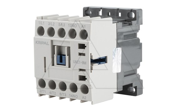 Мини-контактор UKC1-9M-10-230AC, 3P, 9A(AC-3), 20A(AC-1), 4kW(400VAC), Uк=230VAC, 1NO фото
