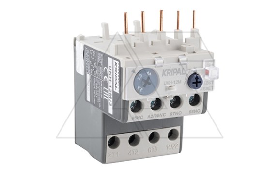 Реле тепловой перегрузки UKH-12M, It=2.5_4A, 1NO+1NC, CLASS 10A, прямой монтаж для UKC(D)-6_16M фото