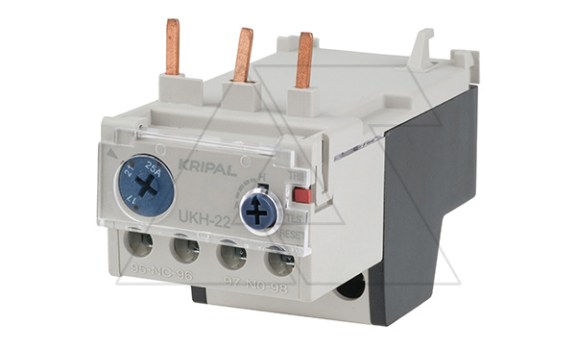 Реле тепловой перегрузки UKH-22, It=20_25A, 1NO+1NC, CLASS 10A, прямой монтаж для UKC(D)-9_25 фото