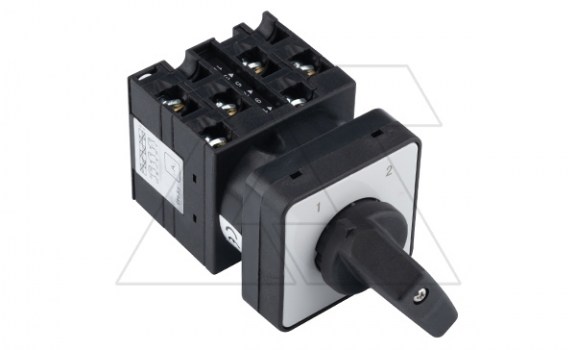 Переключатель UKT0-3-8222/E, 3P, 20A, тип 1-2, 3NO на 1_2, на дверь, фронт IP65 фото