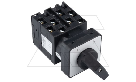 Переключатель UKT0-4-8223/E, 4P, 20A, тип 1-2, 4NO на 1_2, на дверь, фронт IP65 фото
