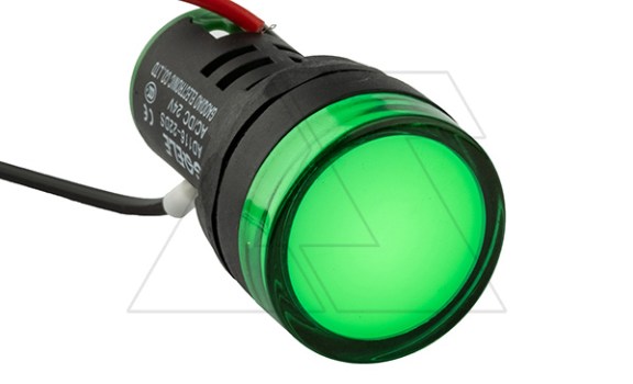 Индикатор светодиодный моноблочный AD116-22DS, зеленый, LED 110VAC/DC, IP65, 22mm GQELE даташит схема