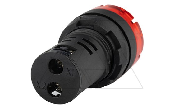 Акустическое сигнальное устройство (зуммер) AD116-22DS/MFS, 24VAC/DC, красный миг. LED, 22mm, IP50 GQELE даташит схема