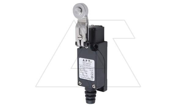 Выключатель концевой ALS1-M, 1NO+1NC, 3A 240VAC/24VDC, качающ. рычаг с роликом 18mm, металл. корпус, IP65 фото