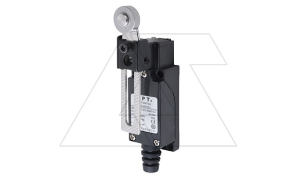 Выключатель концевой ALS1-M, 1NO+1NC, 3A 240VAC/24VDC, регулир. качающ. рычаг с роликом 18mm, металл. корпус, IP65 фото