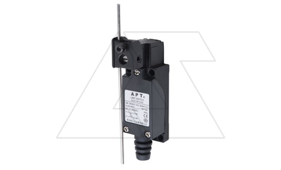 Выключатель концевой ALS1-M, 1NO+1NC, 3A 240VAC/24VDC, настраиваемый кач. стержень, металл. корпус, IP65 фото