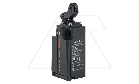 Выключатель концевой ALS3-P, 1NO+1NC мгнов., Ith=10A, 3A 240V AC15/24V DC13, пласт. нажимной рычаг, пласт. корпус, IP67, отв. M20 фото