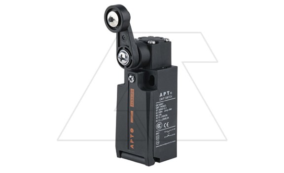 Выключатель концевой ALS3-P, 1NO+1NC мгнов., Ith=10A, 3A 240V AC15/24V DC13, пласт. кач. рычаг с плас. роликом, пласт. корпус, IP67, отв. M20 фото