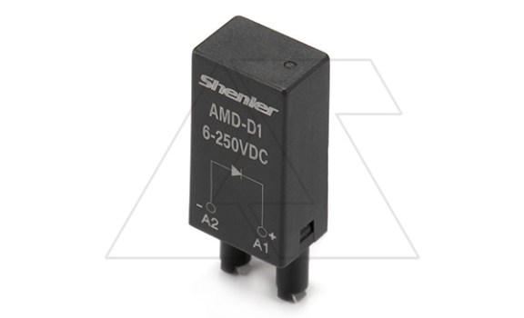 Модуль AMD-D1, диод, 6_250VDC, поляризация +А1/-А2, черный, для SRU, SKF14, SKC, SKB, STB, SRC*-E, SRB, GZT, GZM, GZS, GZMB, ES32 фото