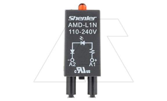 Модуль AMD-L1N, красный LED, 110_240VAC/DC, черный, для SRU, SKF14, SKC, SKB, STB, SRC*-E, SRB, GZT, GZM, GZS, GZMB, ES32 фото