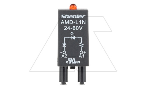 Модуль AMD-L1N, красный LED, 24_60VAC/DC, черный, для SRU, SKF14, SKC, SKB, STB, SRC*-E, SRB, GZT, GZM, GZS, GZMB, ES32 фото
