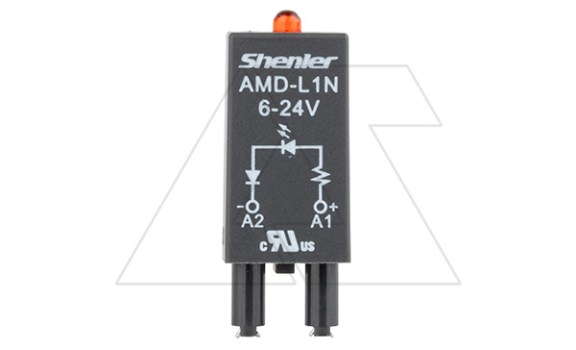 Модуль AMD-L1N, красный LED, 6_24VAC/DC, черный, для SRU, SKF14, SKC, SKB, STB, SRC*-E, SRB, GZT, GZM, GZS, GZMB, ES32 фото