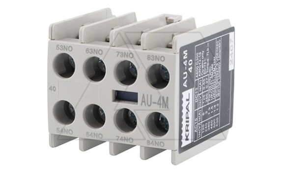 Блок-контакт вспом. AU-4M, 4NO, фронт. монтаж, для мини-контакторов UKC, UKD фото