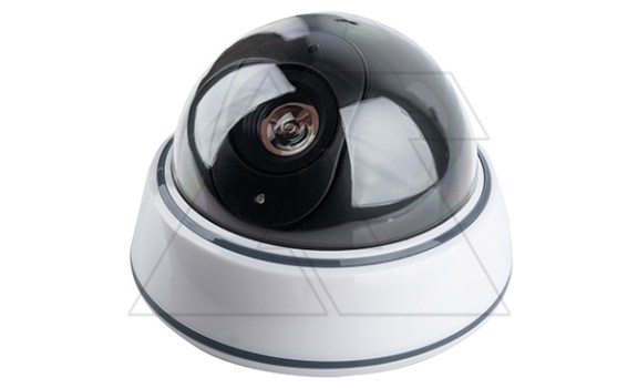 Муляж камеры Virone c LED-индикатором, внутри и снаружи помещений, белый корпус, питание 3x1,5V AA-батарейки фото