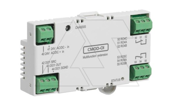 Плата расширения CMOD-01, вход внешнего питания, 24VAC/DC, 1DO, 2RO для ACS580 фото